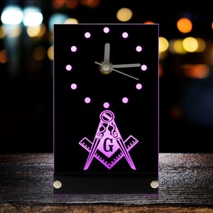 Led Neon Wall Clocks: Custom Led Table Clock