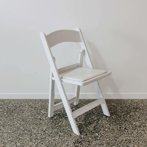 Products: White Folding Chair - Got It Covered Wedding Events Hire Design