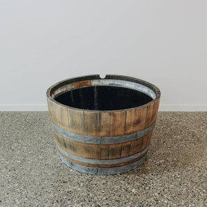 Products: Half Wine Barrel - Got It Covered Wedding Events Hire Design