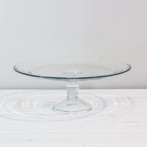 Products: Cake Stand Clear Round - Got It Covered Wedding Events Hire Design