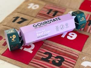 Products: Gourmate Pet Treat Co. Grass Fed Beef Liver Christmas Cracker