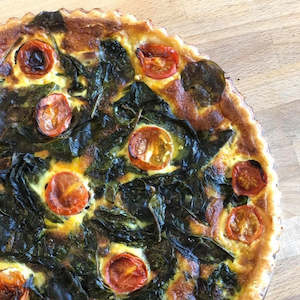 Frontpage: Family Size Quiche