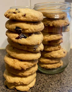 Ginger & Cranberry Biscuits