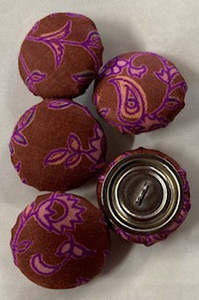Buttons: Sari Silk Buttons 19mm