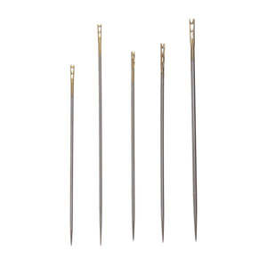 Hand Stitching Needles: Self Threading Needles