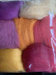 Ashford: Corridale Sliver Packet 7 colours