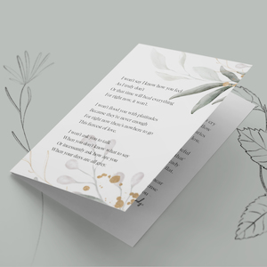 Compassion Poetry Cards