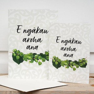 Products: Condolence Cards in Te Reo Māori