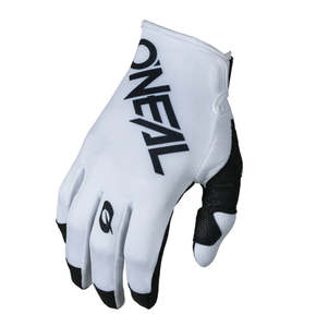 Moto Mx Adult Gloves: O'Neal 2027 MAYHEM Rider Glove - White