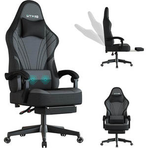 Gaming Chair Office Chair: Gaming Chair with Headrest and Lumbar Support