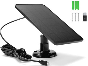 Home And Living Essentials: Solar Panel for CCTV Security Camera