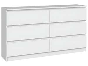 Bedroom Furniture: 6 Drawer Lowboy