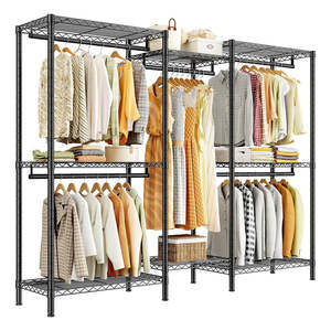 Bedroom Furniture: Wardrobe Organizer Clothes Rack