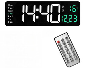 Digital Wall Clock 16 inch Large