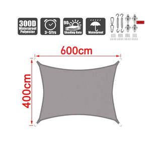 Outdoor Furniture: Sun Shade Sail 4m*6m