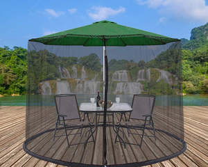 Outdoor Furniture: Outdoor Patio Umbrella Mosquito Net Screen