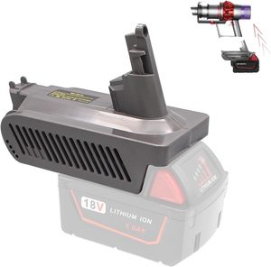 Cleaning Bins: Milwaukee 18V Battery to Dyson V10 Adapter Converter