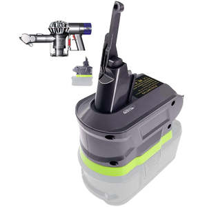 Cleaning Bins: Ryobi 18V Battery to Dyson V7 V8 Adapter Converter