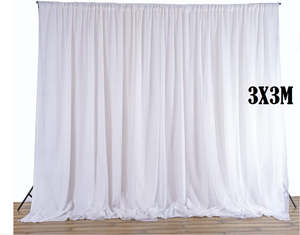 Party Festive Supplies: Wedding Backdrop Curtain