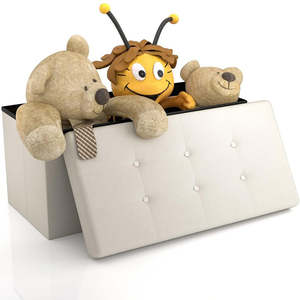 Lounge Dining Hall: Storage Bench Ottoman