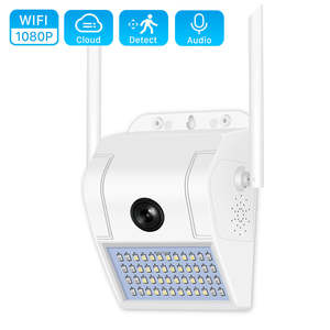 Outdoor Lights with Security Camera LED