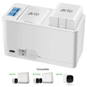 Security Locks Alarms: Battery Charger Compatible for Arlo Batteries