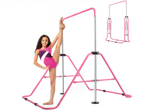 Sports 1: Kids Gymnastic Bar Horizontal High Bar For Home Gym Training