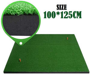 Golf: Indoor Outdoor Golf Practice Hitting Mat