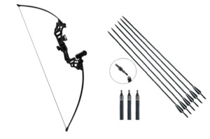 Hunting Shooting: Archery Bow with Arrows