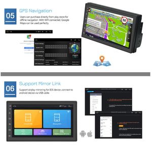 7inch Car Stereo Bluetooth Player with GPS