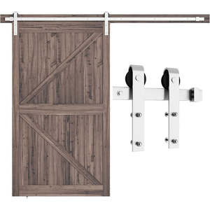 Barndoor Hardware: Barn door Hardware 2.5M Single Door