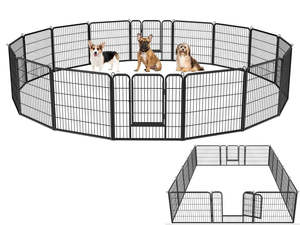 Pets Animals 1: Dog Play Pen 16 Panels 80*80cm