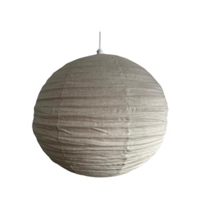 Designer Lighting Light Shades: Rio Linen Light Shade Natural 80cm