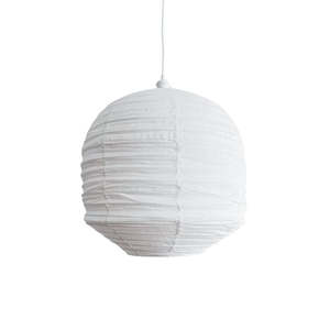 Designer Lighting Light Shades: Habana Linen Light Off White Medium