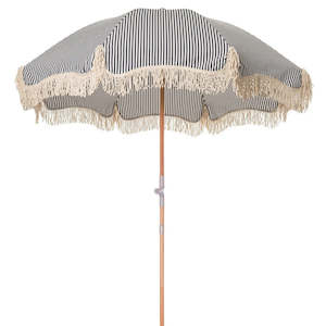 Premium Beach Umbrella - Laurens Navy Stripe - COMING SOON