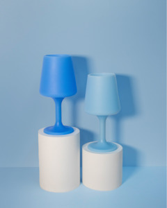 Drinkware: Swepp silicone unbreakable wine glasses - Kingfisher + Sky