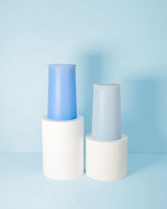 Stegg Silicone Unbreakable Highball Glasses Sky + Kingfisher