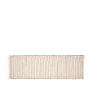 Black White: BROSTE Tablerunner Elouise - Off White + Taupe