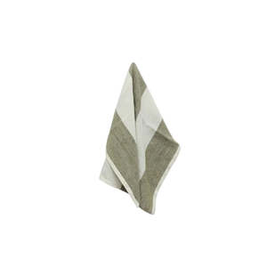 Homewares: Stripe Napkin Olive