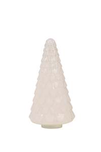 Homewares: Glass Tree Medium - White Finish