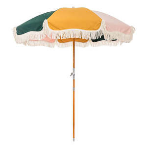 Premium Beach Umbrella 70's Panel Cinque