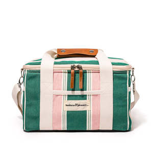 Homewares: Business & Pleasure Premium Cooler Bag - Bistro Green Stripe, Coming Soon, Contact us to Pre-Order
