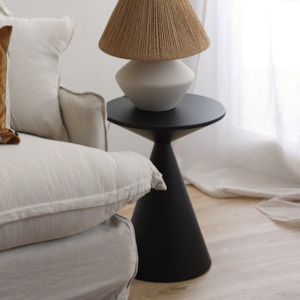 Furniture: Studio Cone Table Tall Black
