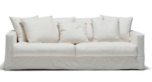 Sketch Sloopy Sofa 3 Seater - White