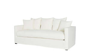 Lodge Sofa 3 Seater - White