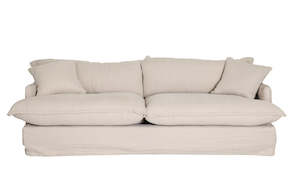 Ollie Sofa 3 Seater Hemp