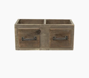 2 Part Organiser Faux Draws