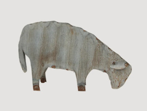 Outdoor: Tin Sheep Head Down