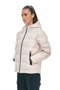 Huffer Womens SuperDown Jacket Buttercream