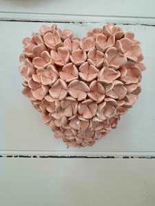 Pink Hydrangea Heart
